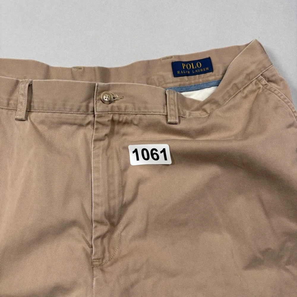 Polo Ralph Lauren Chino Shorts Mens 38 Tan Classic Fit 9